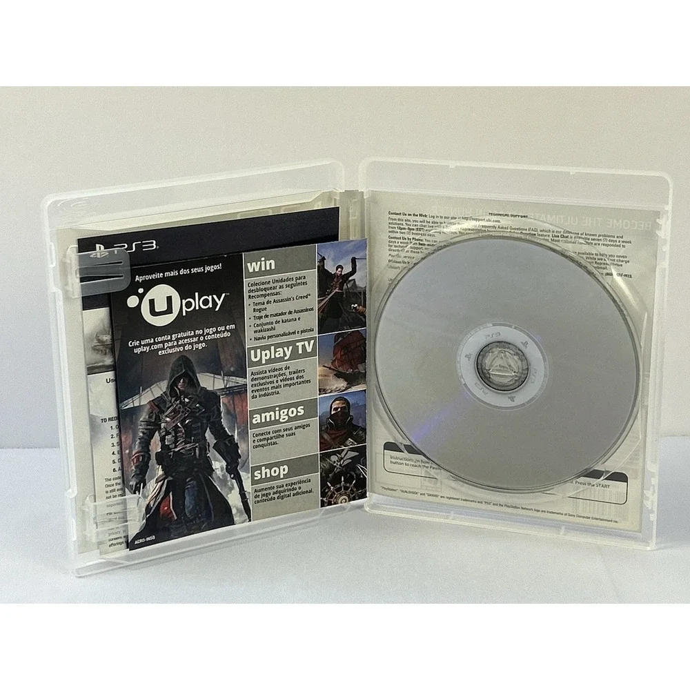 Assassin's Creed Rogue Limited Edition PS3 Game Untested Case Disc Ubisoft